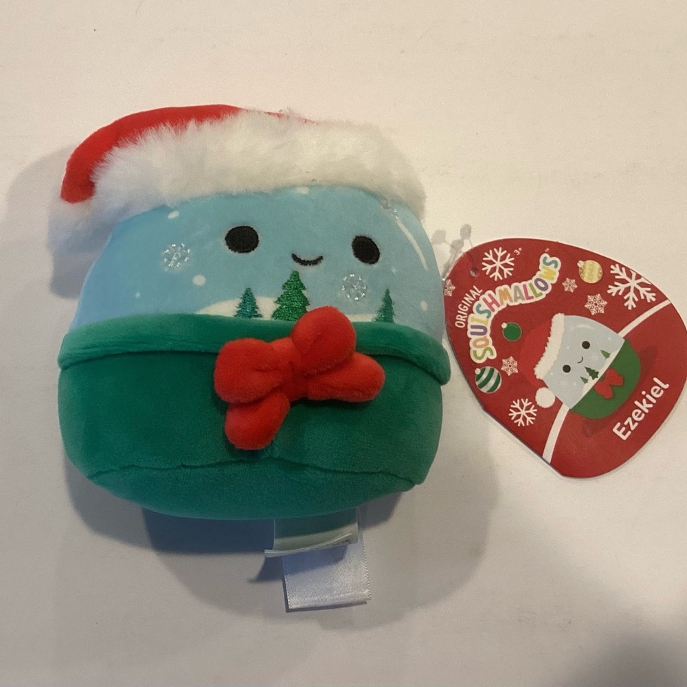 Squishmallows Holiday Theme Plush Toy, Ezekiel, 4.5”, New With Tag